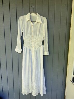 Modesees White Dress Size Xsmall
